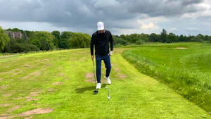 Lining up your driver for straighter tee shots