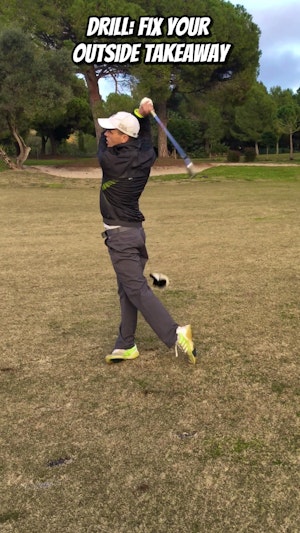 Drill to fix the outside takeaway