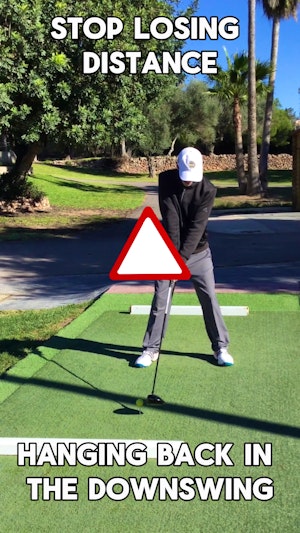 Shift your weight properly and gain distance with this drill
