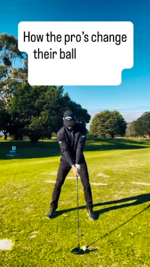 Ball positions through the bag.