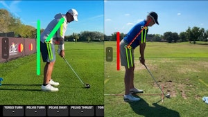 Analyzing Golf Swing Posture and Spine Alignment