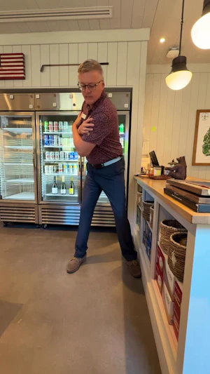 Indoor Swing Drill-hip rotation