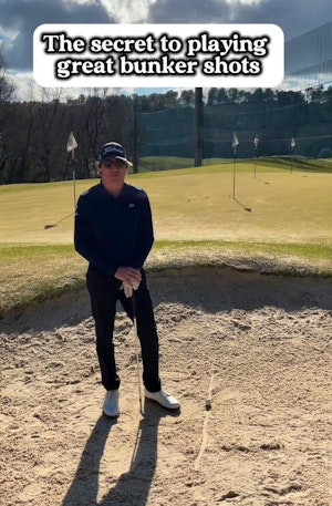 The secret to playing great bunker shots