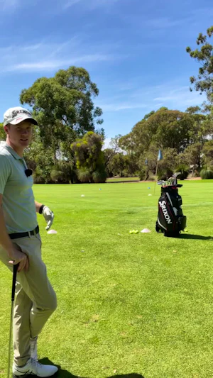 Chipping distance drill - leap frog