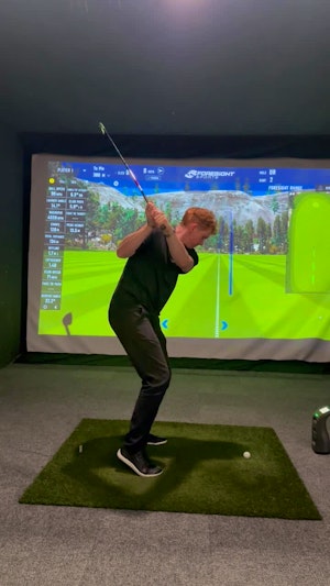 Staggered stance drill