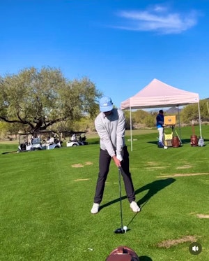 Max Homa face on driver