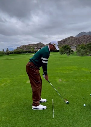 Jason Day iron down the line