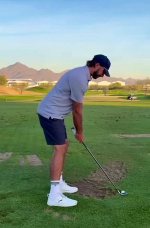 Max Homa Iron down the line 