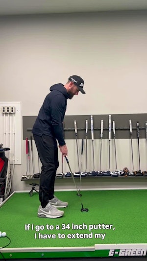 Putter Too Short Creates Issues with Stability!