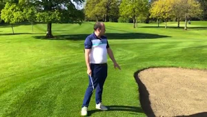 Mastering the Downhill Bunker Shot