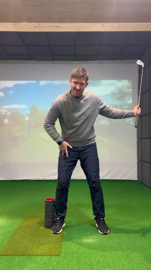 Downswing (Sway) Push + Turn