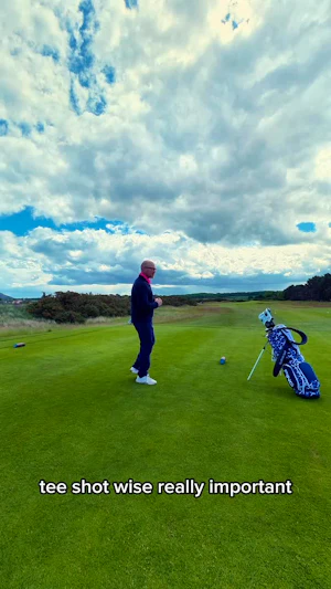 Strategic Play on the First Hole at Dilton Links