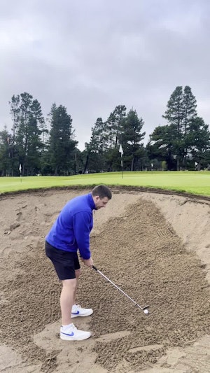Maintaining Weight on the Left Side for a wet bunker