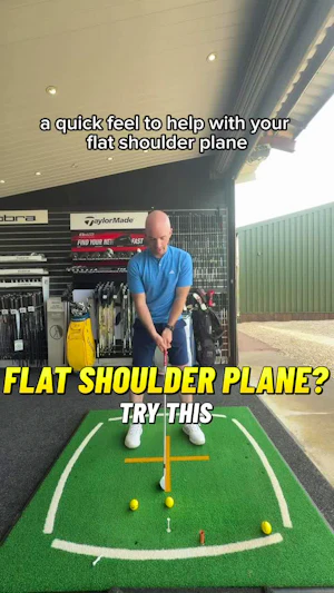 Fixing Flat Shoulder Plane in Your Golf Swing