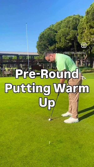 Pre-Round Putting Warm Up